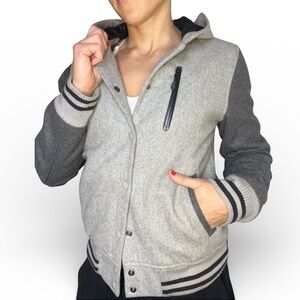 Letterman Jacket with hood
